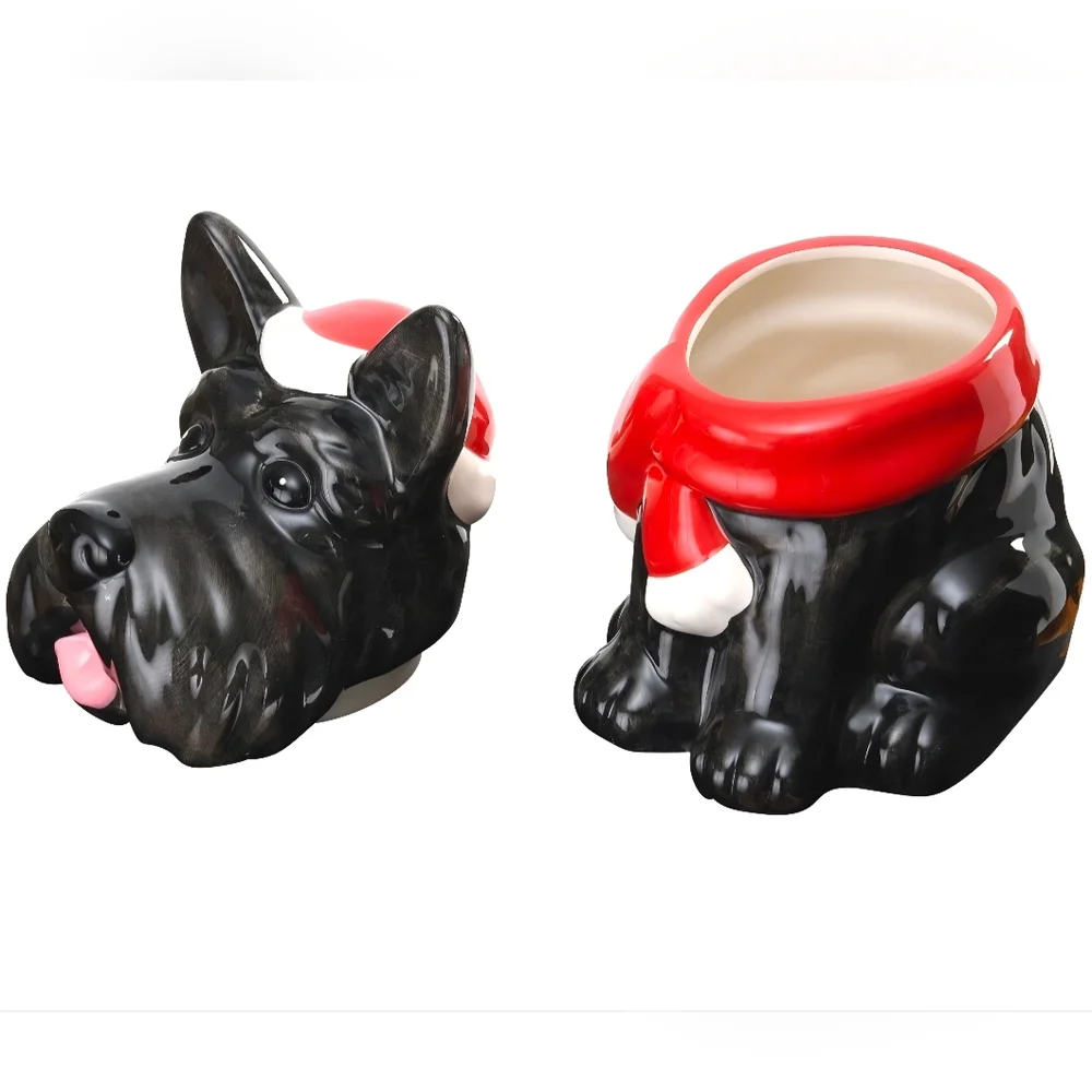 Holiday Time Scottie Dog Cookie Jar